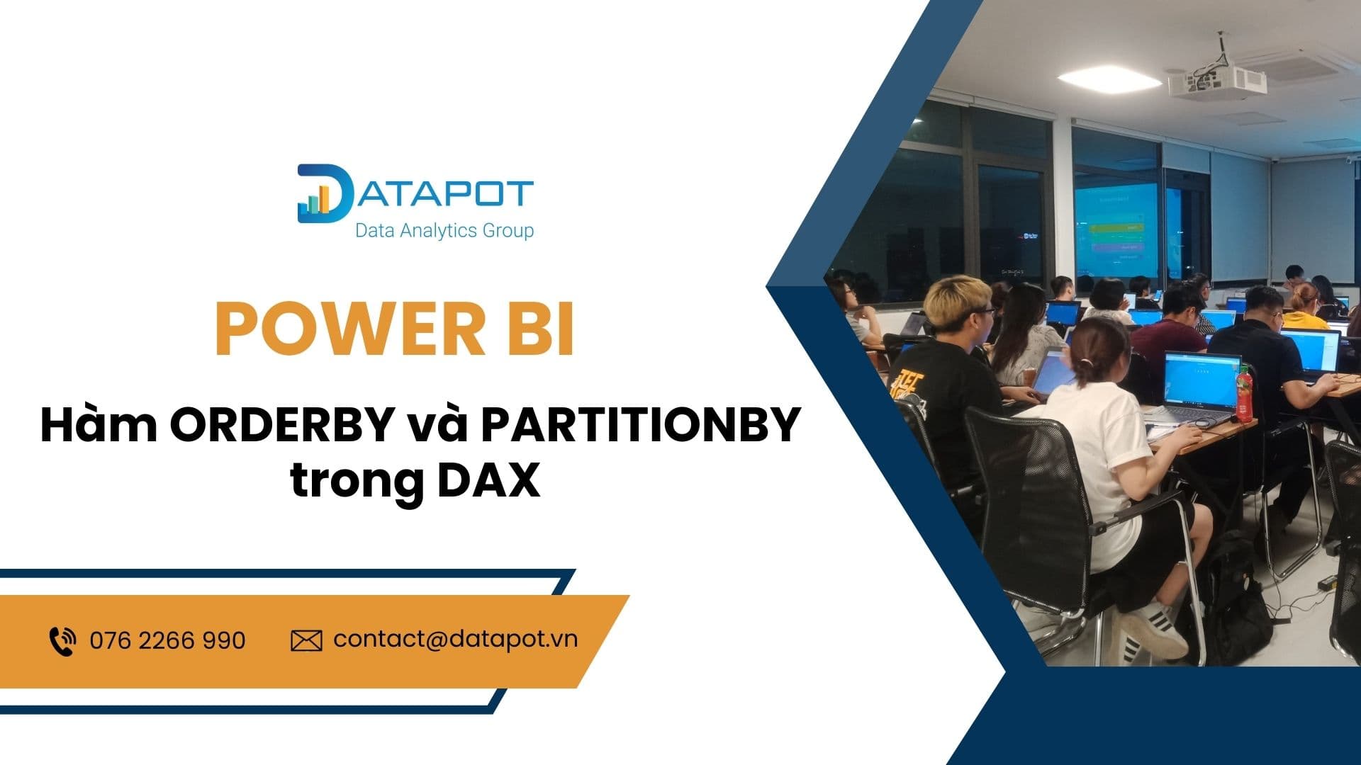 Hàm ORDERBY và PARTITIONBY trong DAX Power BI
