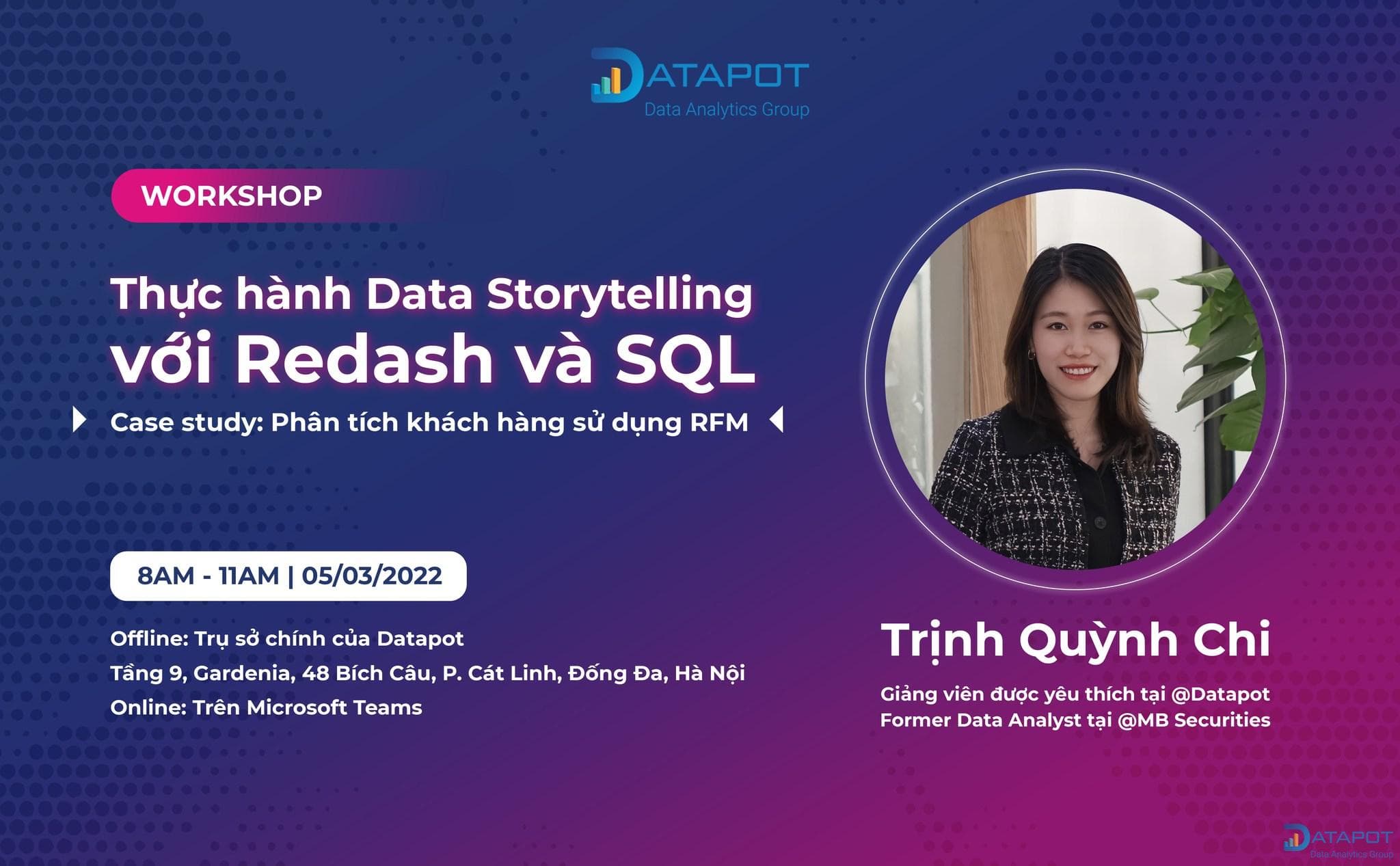 THỰC HÀNH DATA STORYTELLING VỚI REDASH VÀ SQL