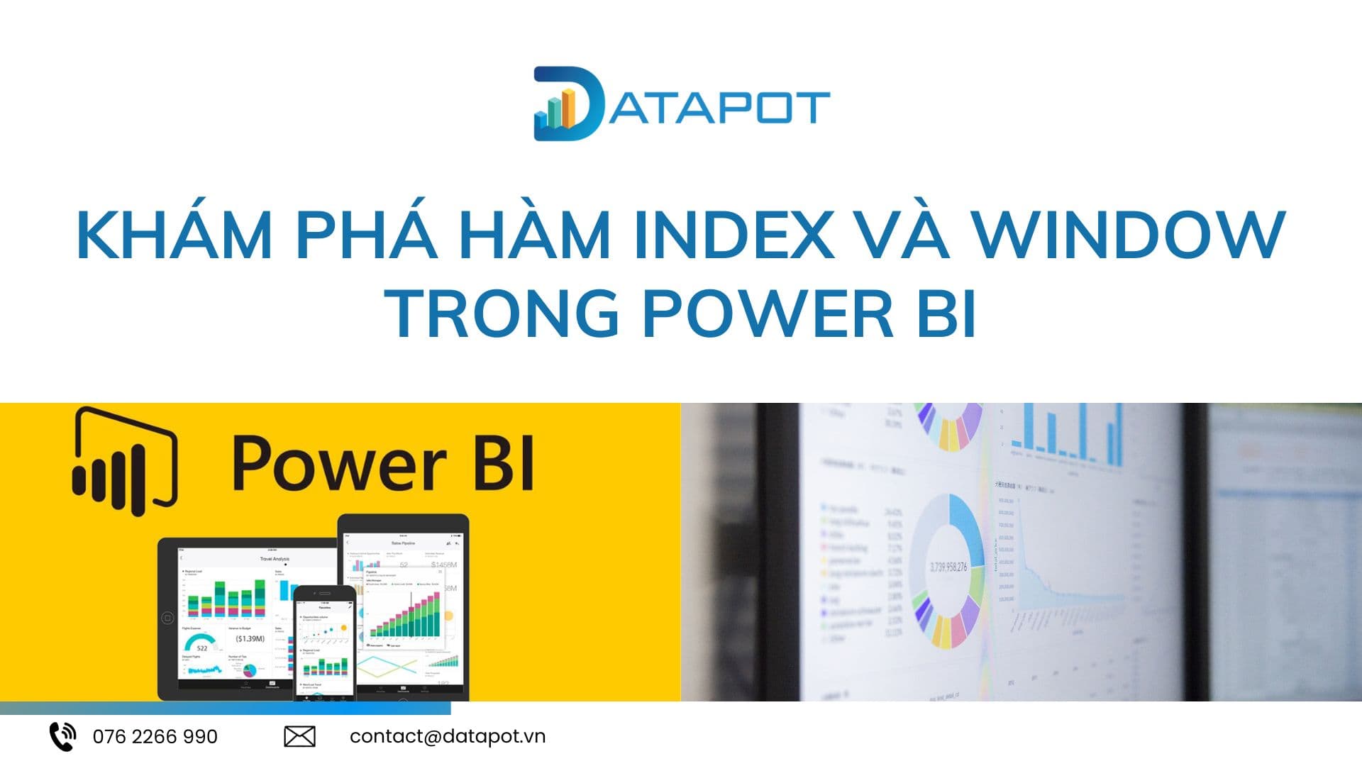 Khám phá hàm INDEX và WINDOW trong Power BI