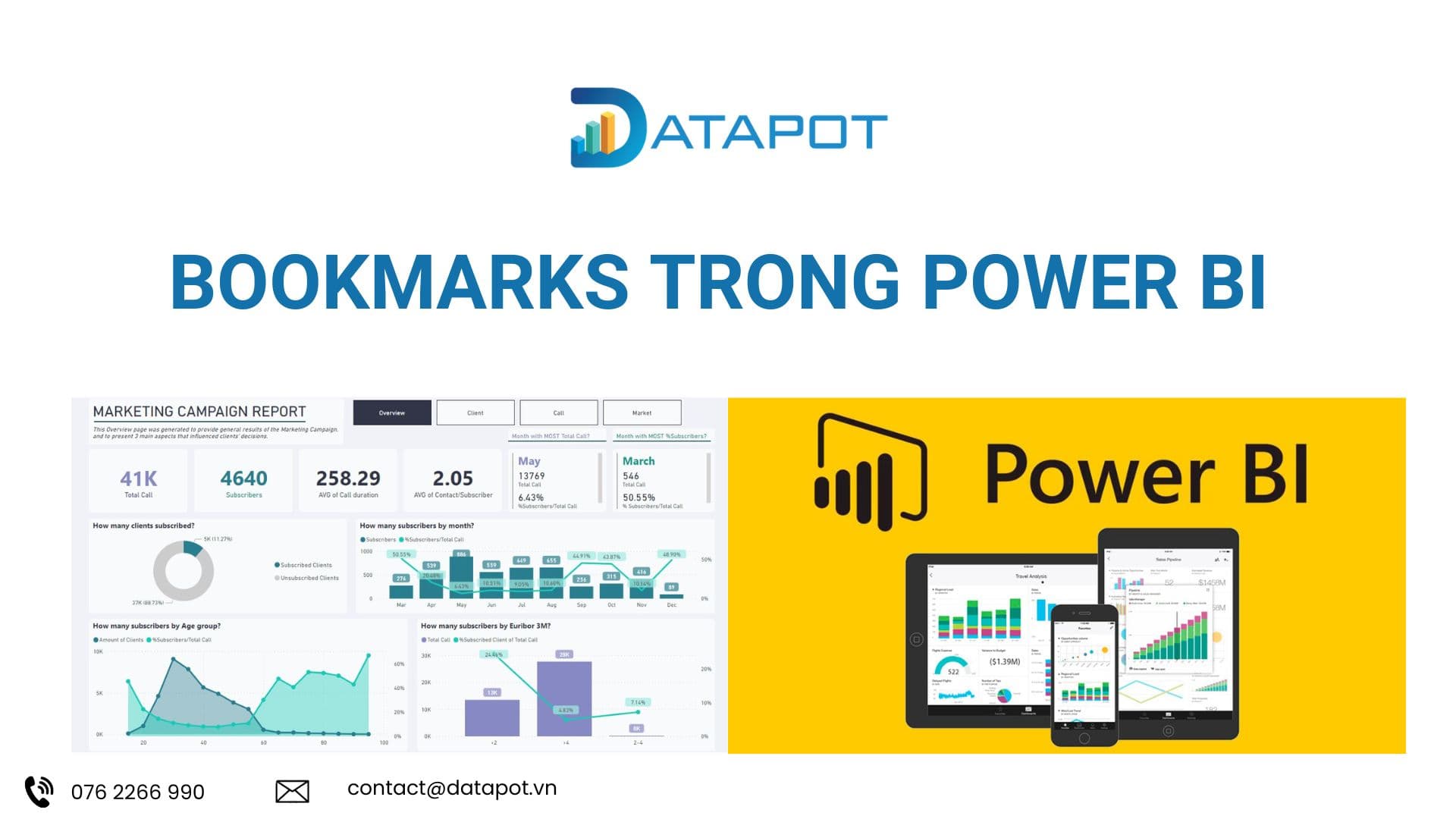 Bookmarks trong Power BI là gì? Ứng dụng trong xây dựng báo cáo