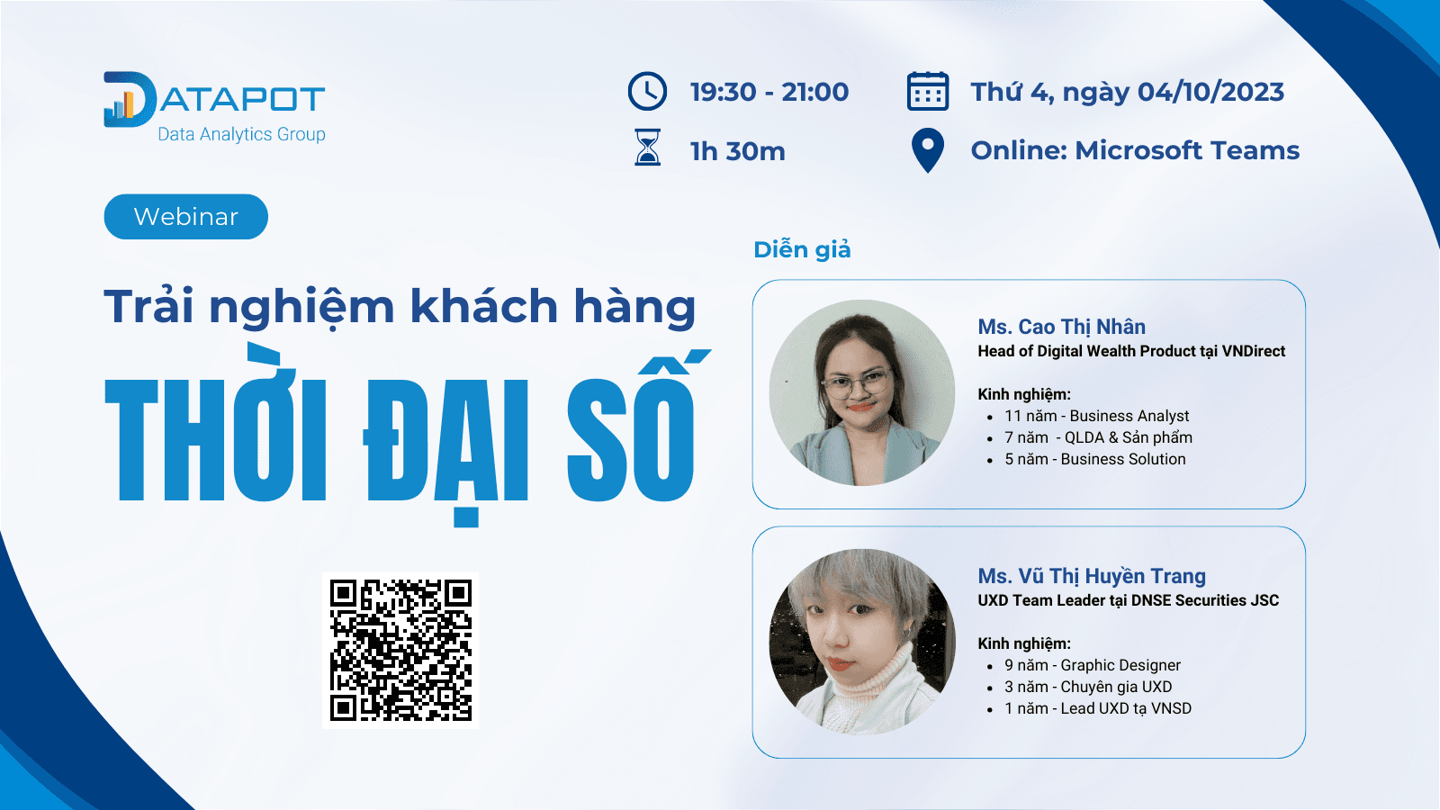 WEBINAR: TRẢI NGHIỆM KHÁCH HÀNG THỜI ĐẠI SỐ