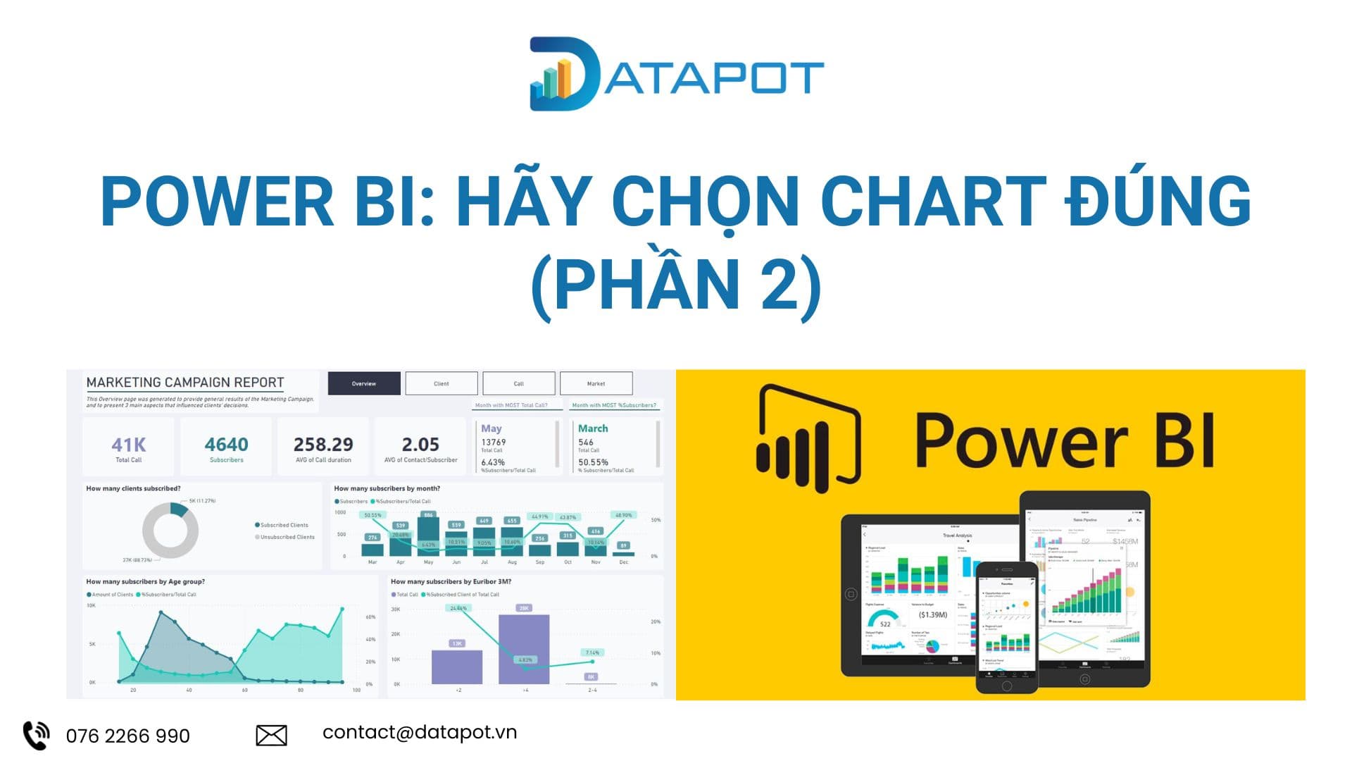 Power BI: Hãy chọn Chart đúng (Phần 2)