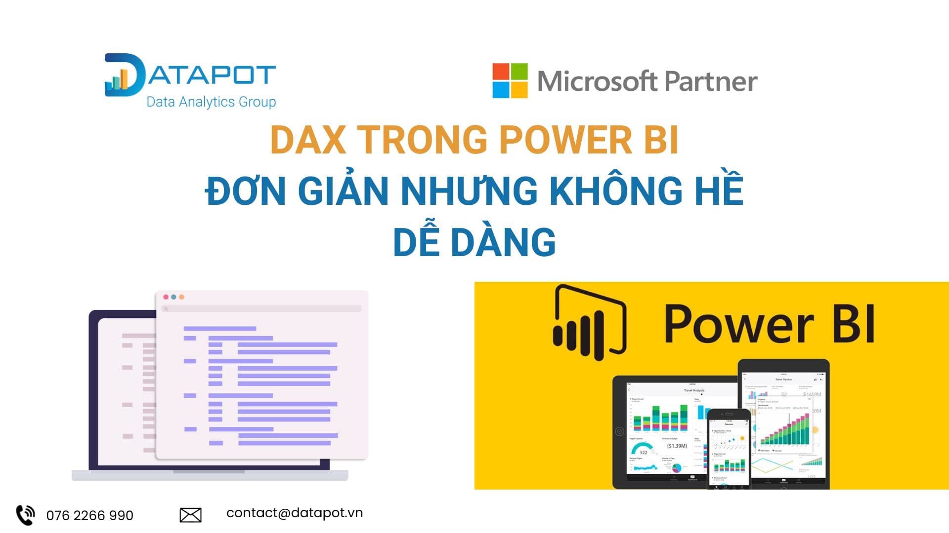 DAX trong Power BI: Đơn giản nhưng không hề dễ dàng