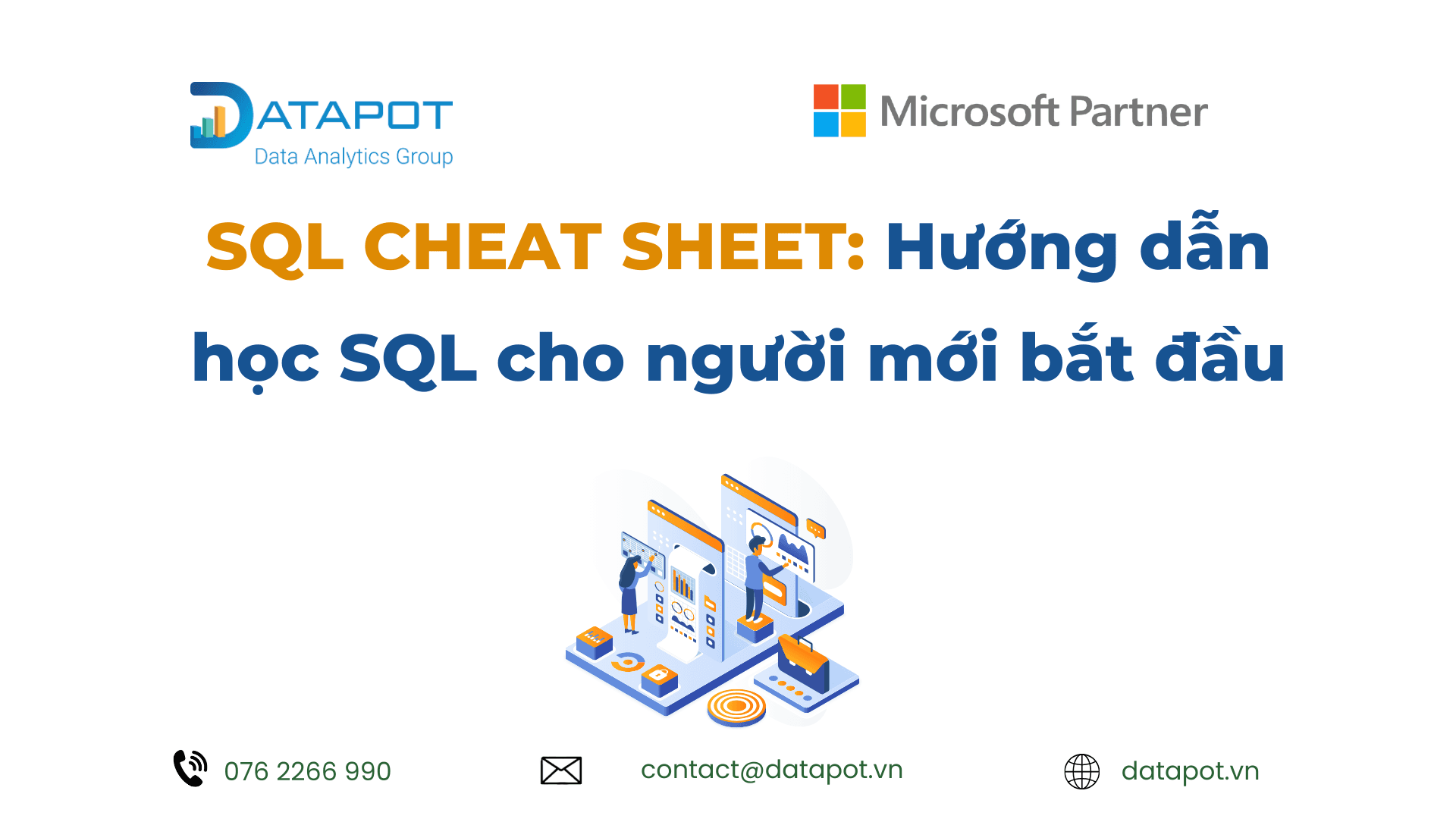 SQL cheat sheet: Hướng dẫn học SQL người mới bắt đầu