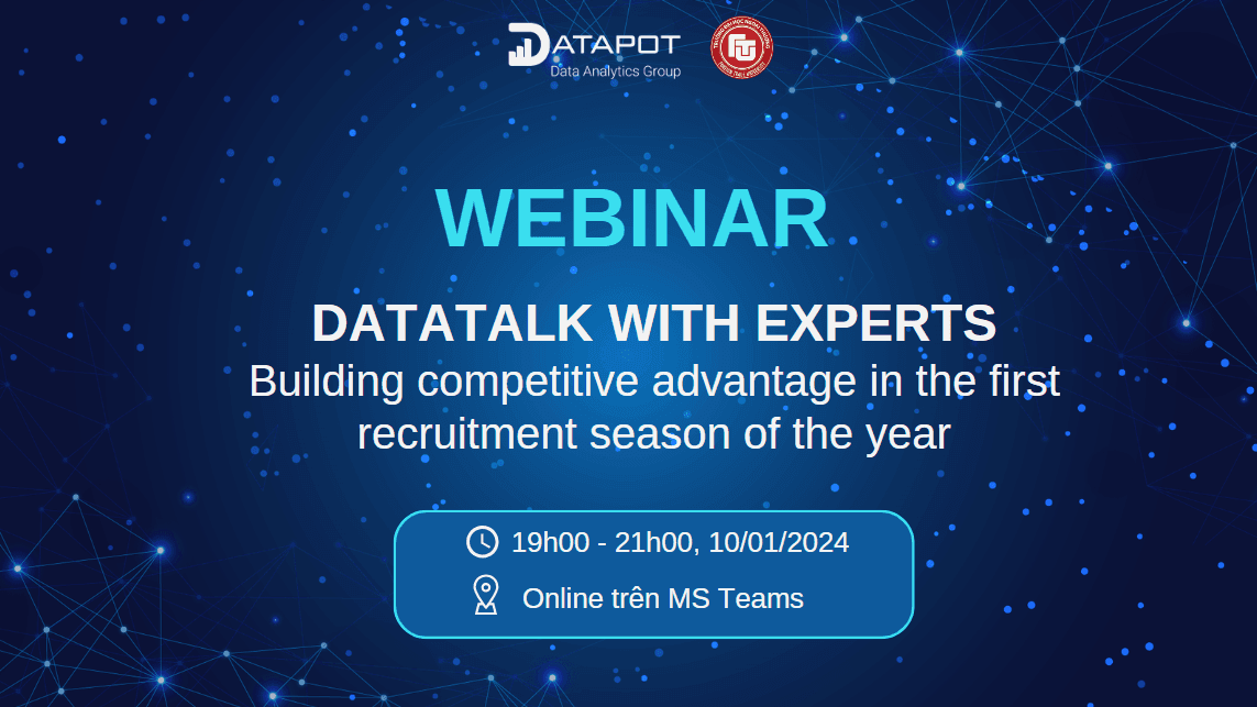 Trường Đại học Ngoại Thương kết hợp cùng Datapot tổ chức Webinar "DataTalk with Experts"