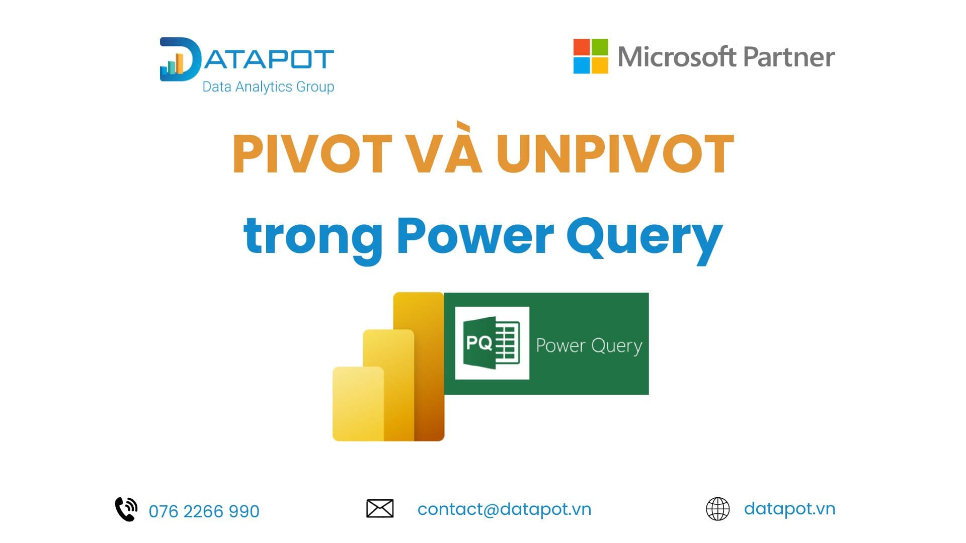 Pivot và Unpivot trong Power Query
