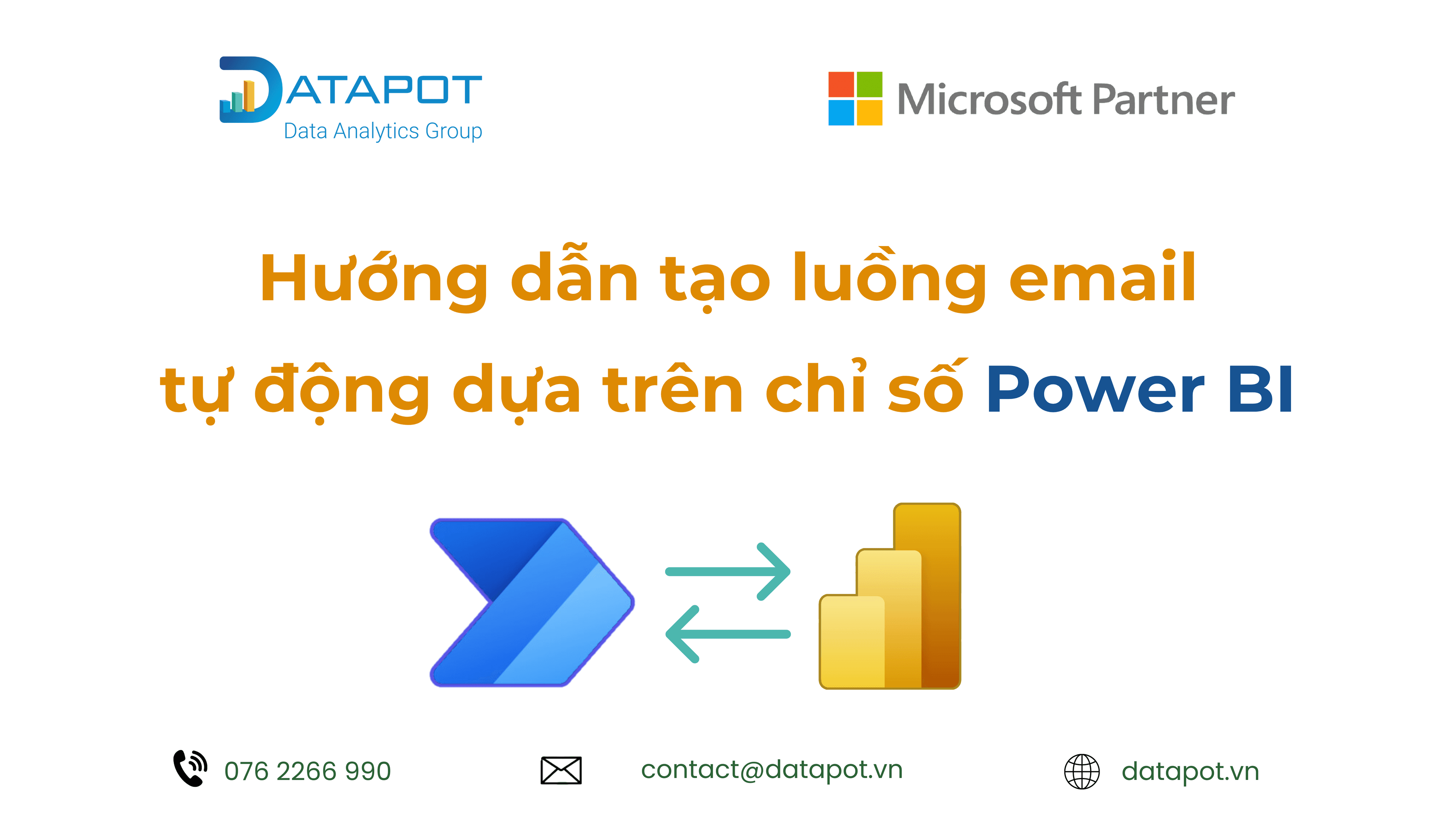 Hướng dẫn tạo luồng gửi mail tự động dựa trên chỉ số Power BI