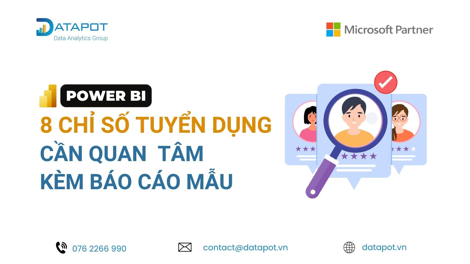 HR Analytics: 8 chỉ số tuyển dụng cần quan tâm – kèm báo cáo mẫu