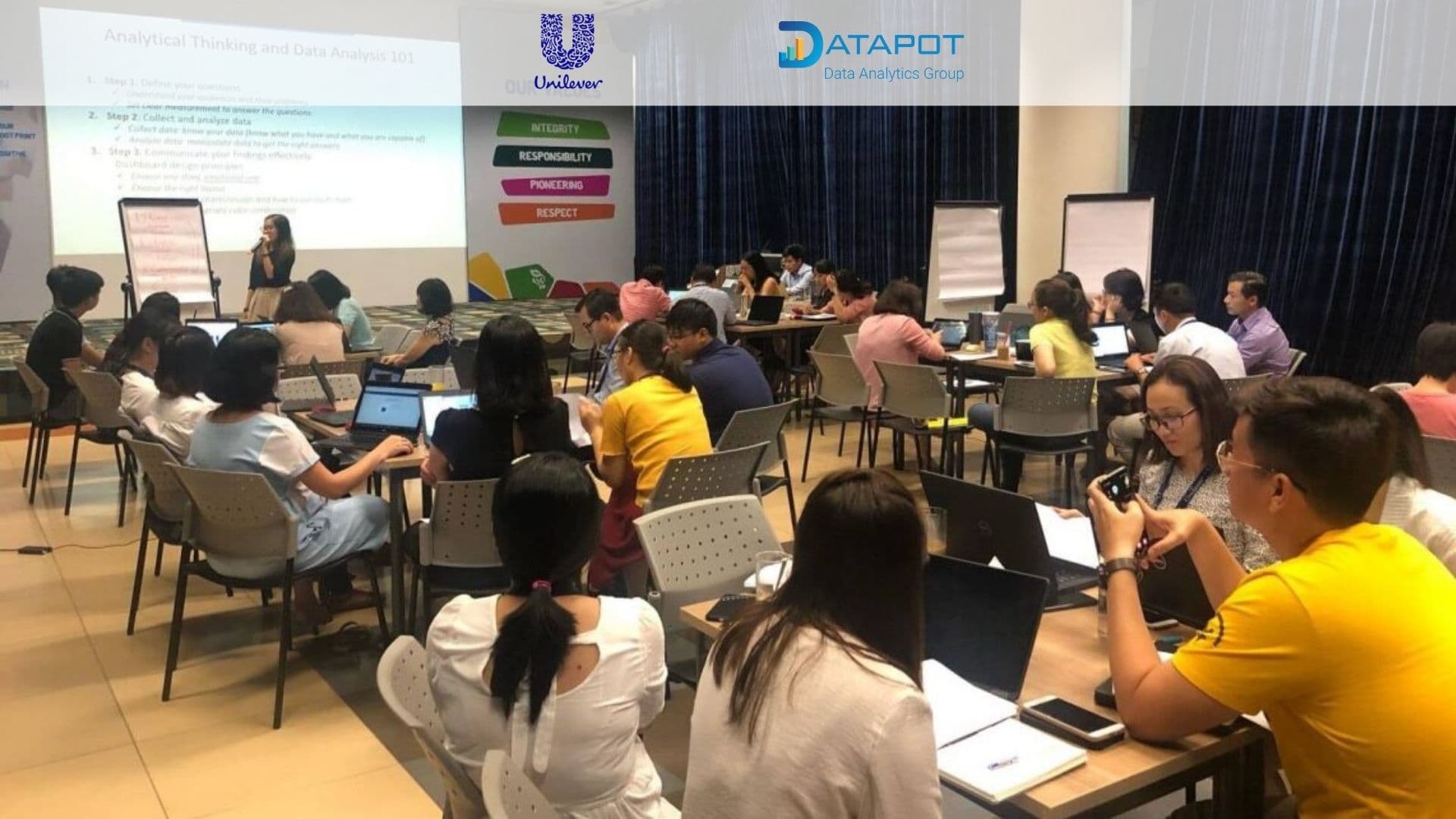 Triển khai khóa Power BI and Analytical Thinking cho 50 Managers, Analysts của Unilever Việt Nam