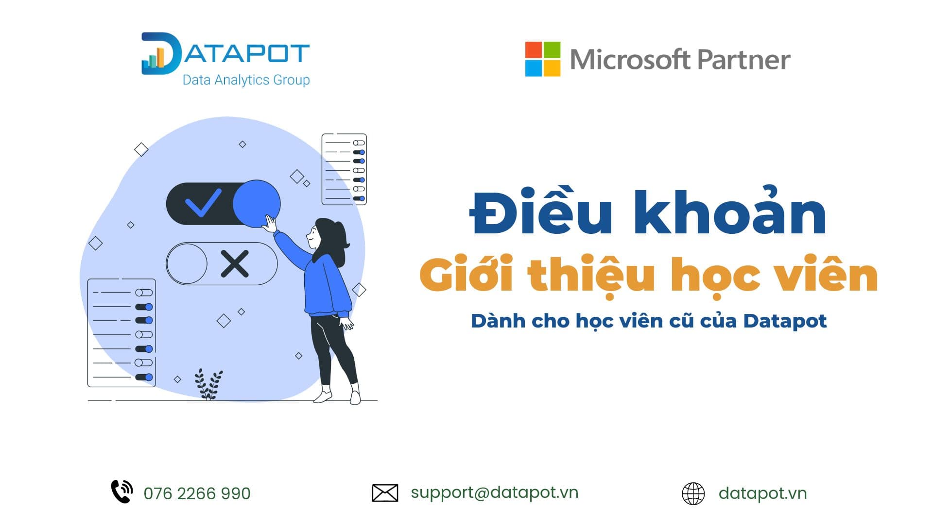 ĐIỀU KHOẢN GIỚI THIỆU HỌC VIÊN DÀNH CHO HỌC VIÊN CŨ CỦA DATAPOT