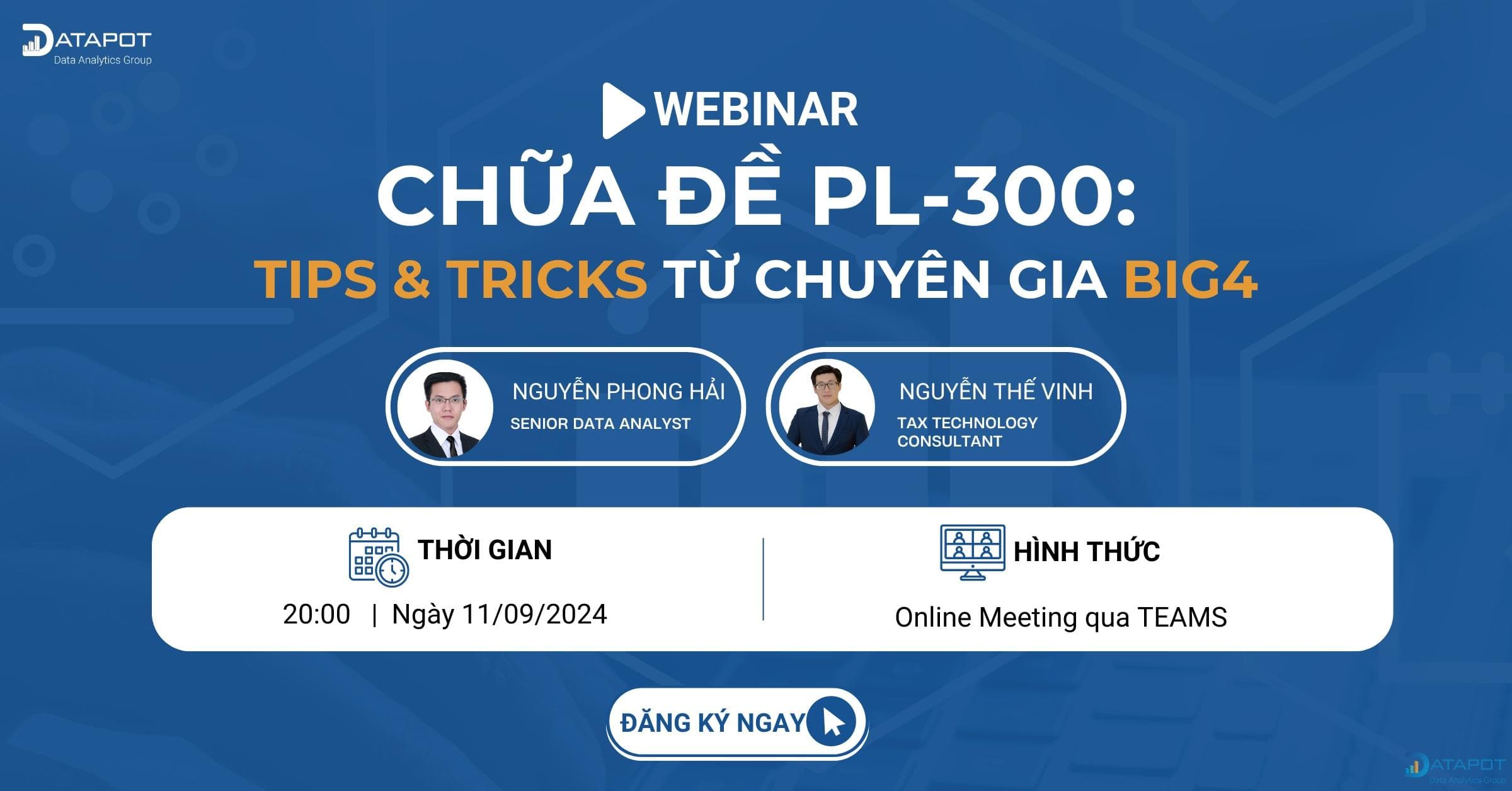[Recap] Webinar “Chữa đề PL-300: Tips & tricks từ chuyên gia Big4” ngày 11/9/2024