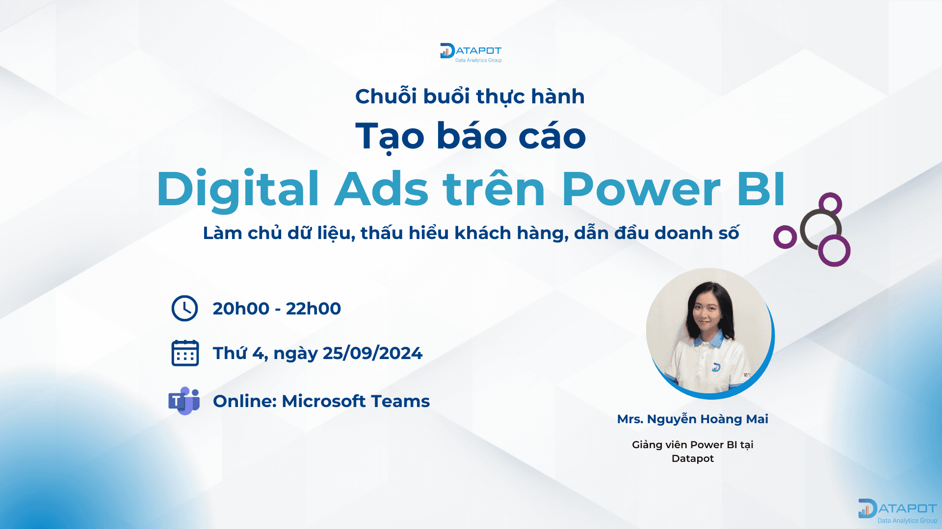 Chuỗi buổi thực hành "Tạo báo cáo trên Power BI"