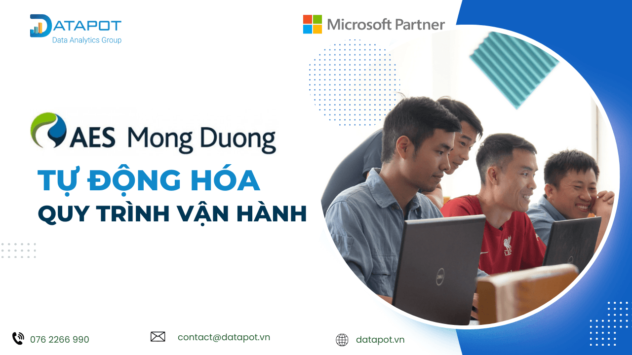 3 sản phẩm sau khóa học Power Platform giúp tối ưu quy trình vận hành tại AES Mông Dương