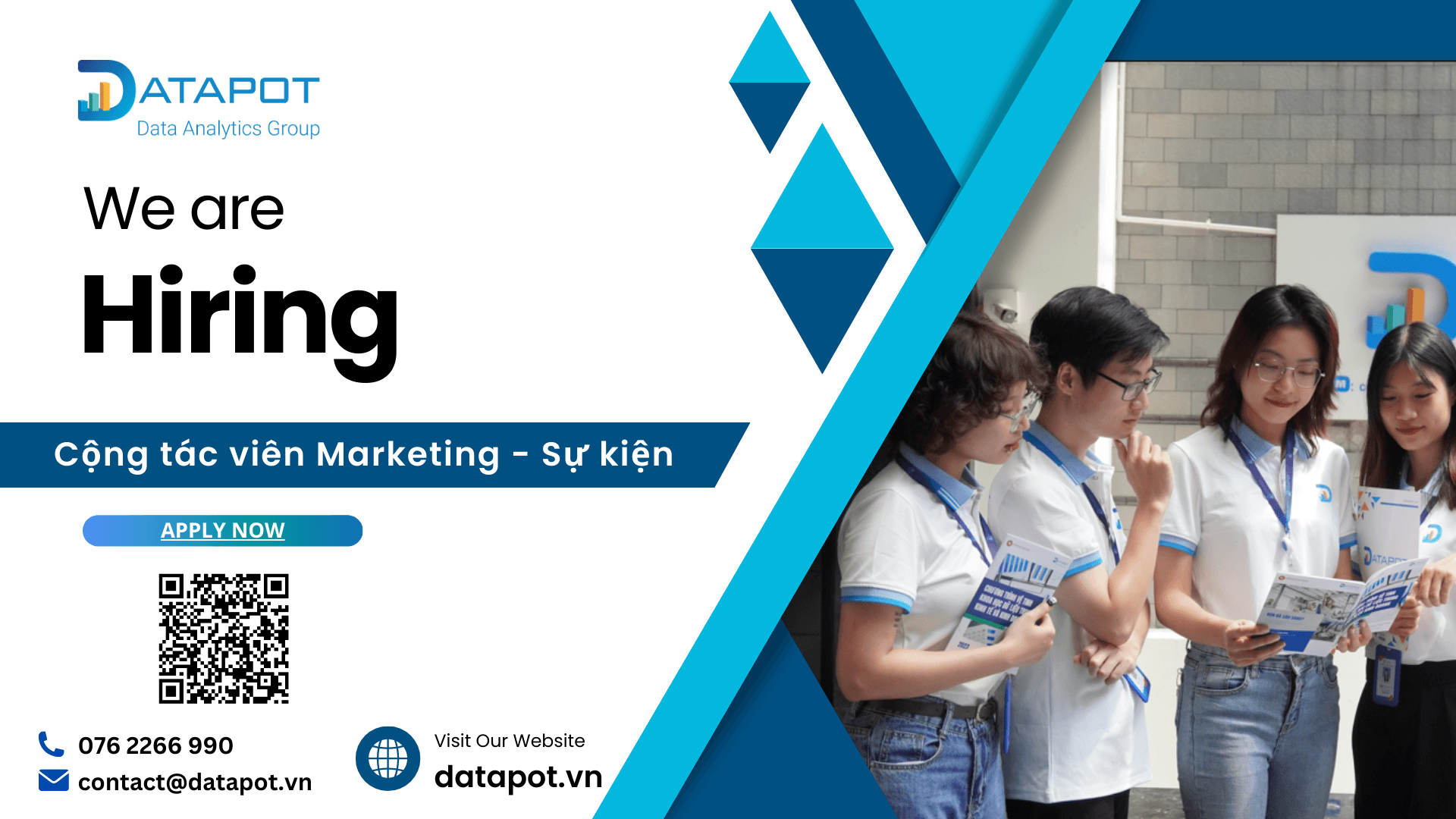 [11/2024] Tuyển dụng Cộng tác viên Marketing – Tổ chức sự kiện (Part time)