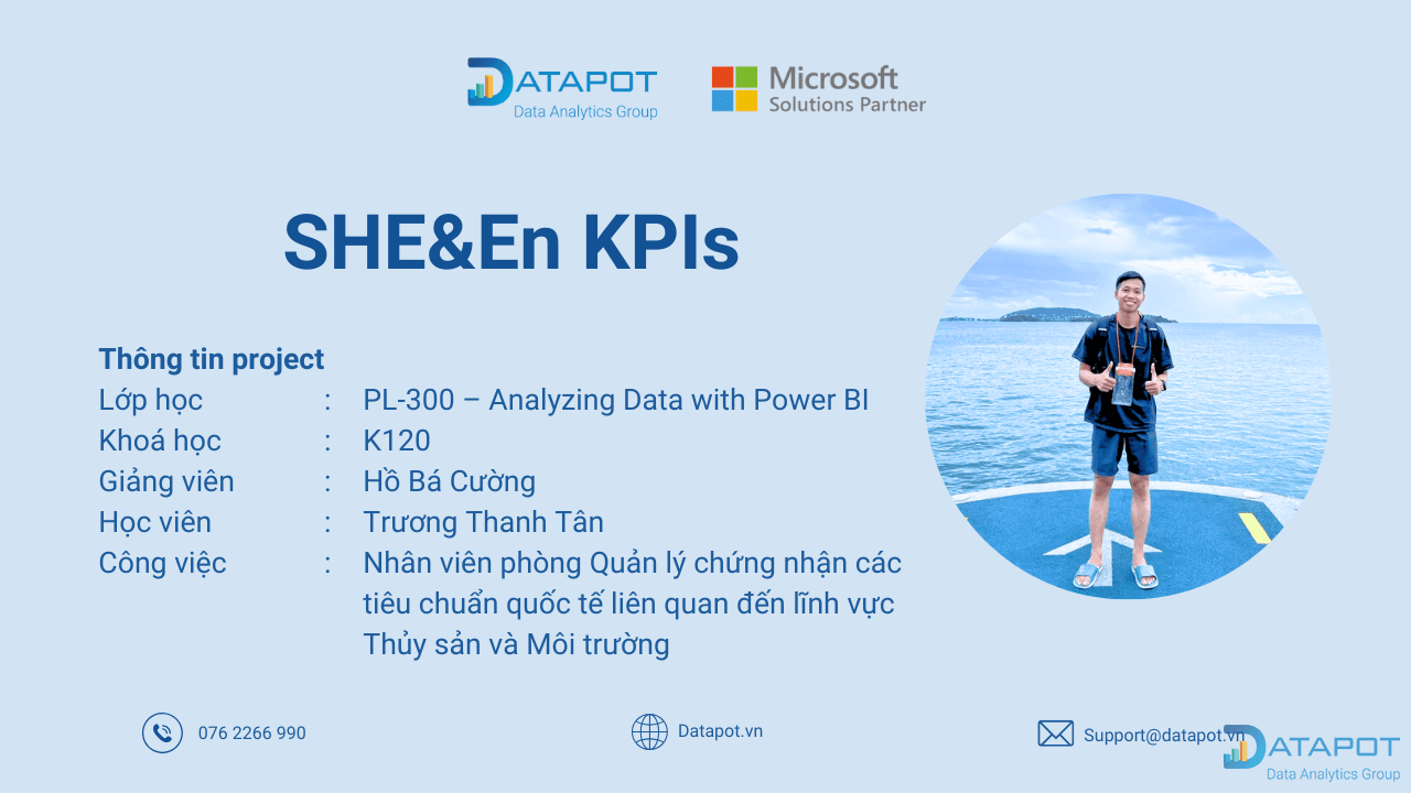 Chuyển đổi từ Excel thủ công đến báo cáo tự động với Power BI: Cải tiến phân tích trong lĩnh vực thuỷ sản và môi trường!
