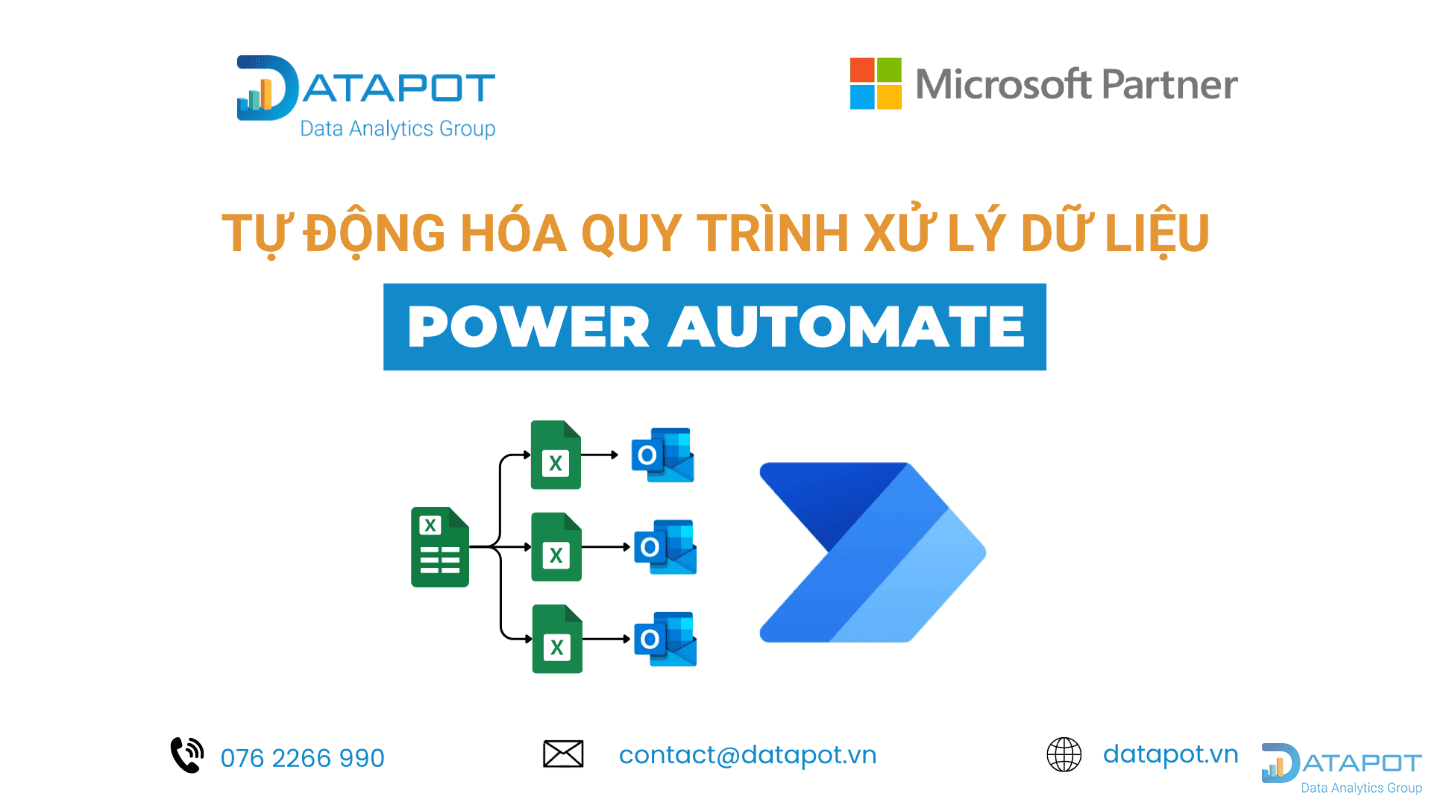 Tự động hóa quy trình xử lý dữ liệu với Power Automate: Tổng hợp, Phân tách và Gửi Email theo phòng ban