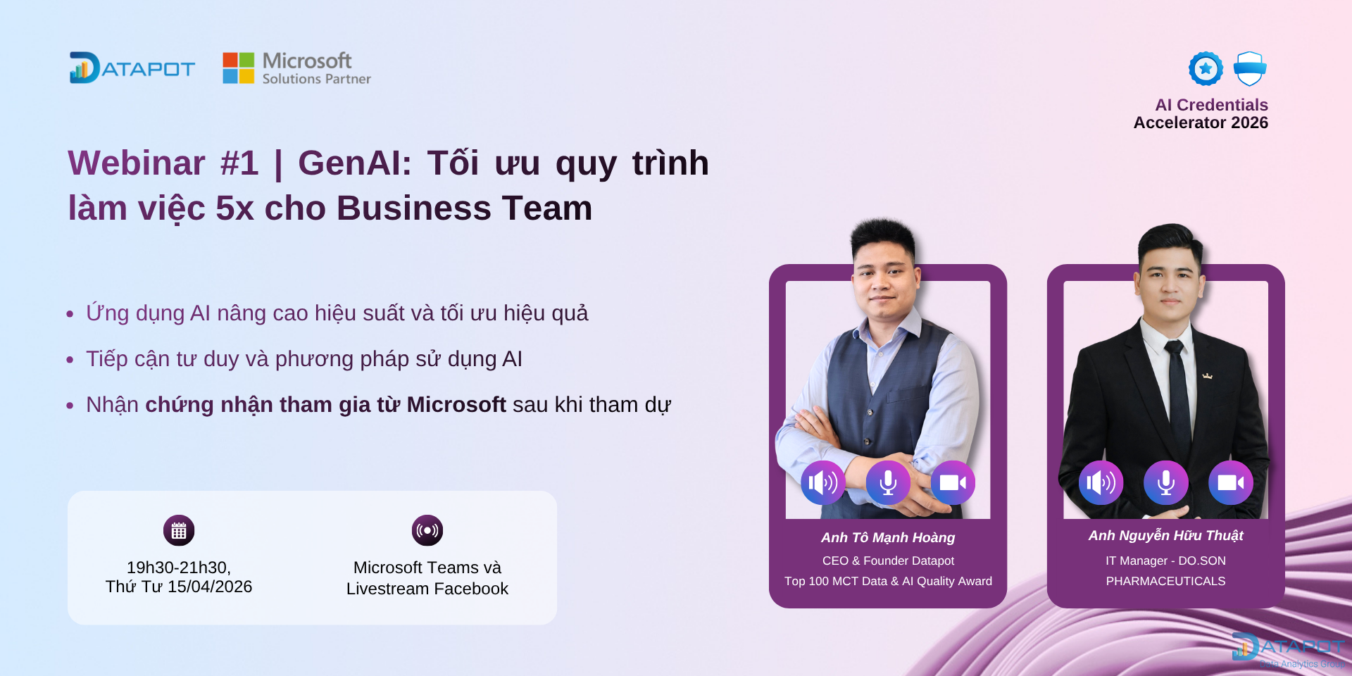 [RECAP] WEBINAR #1: AI Business Professional | GenAI: Tối ưu quy trình làm việc 5x cho Business Team