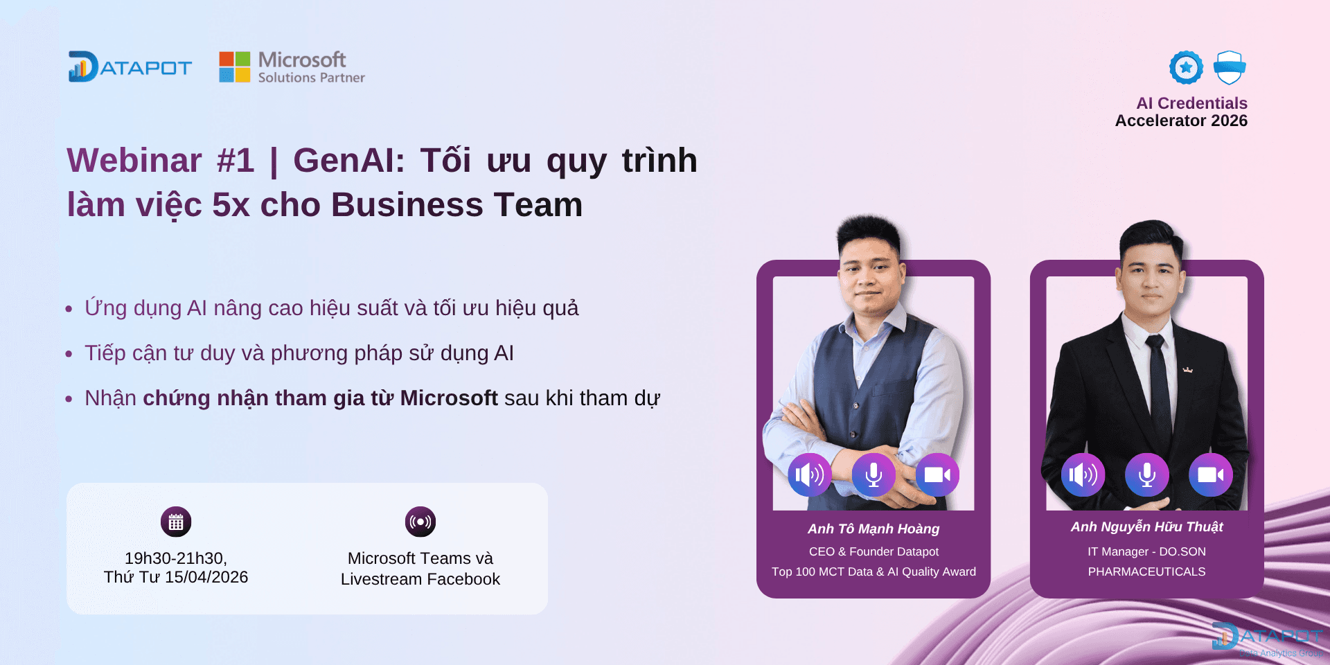 [RECAP] WEBINAR #1: AI Business Professional | GenAI: Tối ưu quy trình làm việc 5x cho Business Team