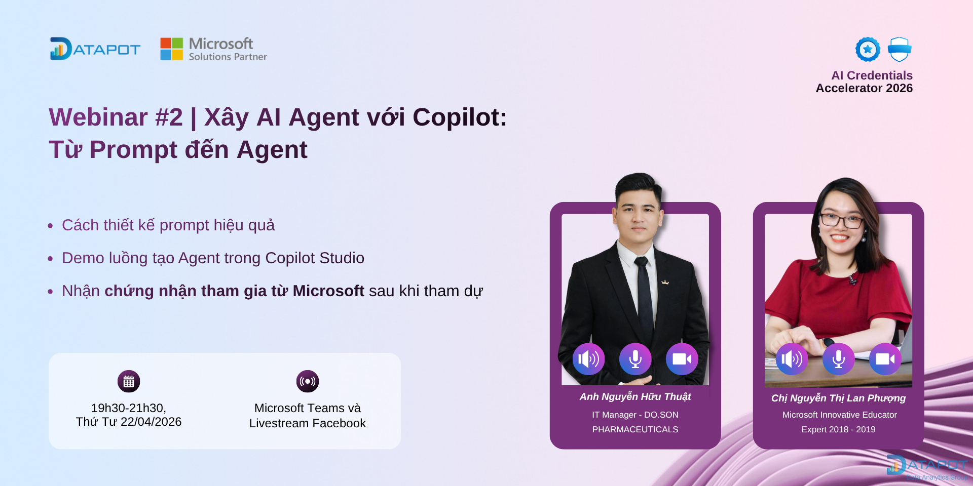 [RECAP] WEBINAR #2: Builder Track | Xây AI Agent với Copilot: Từ Prompt đến Agent