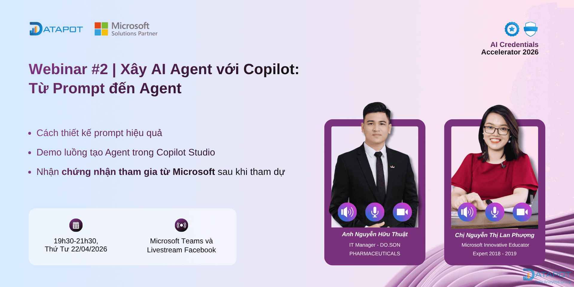 [RECAP] WEBINAR #2: Builder Track | Xây AI Agent với Copilot: Từ Prompt đến Agent