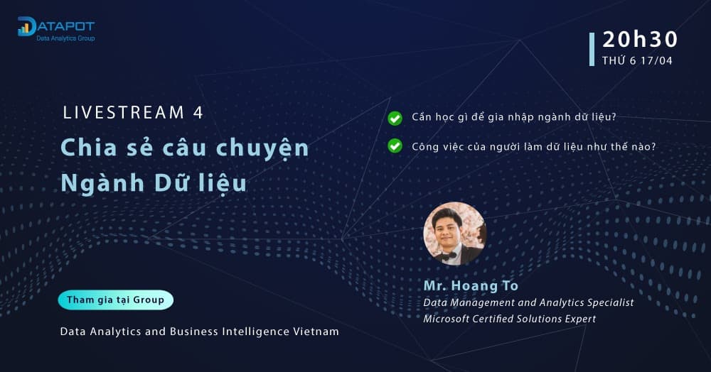 CHIA SẺ CÂU CHUYỆN NGÀNH DỮ LIỆU