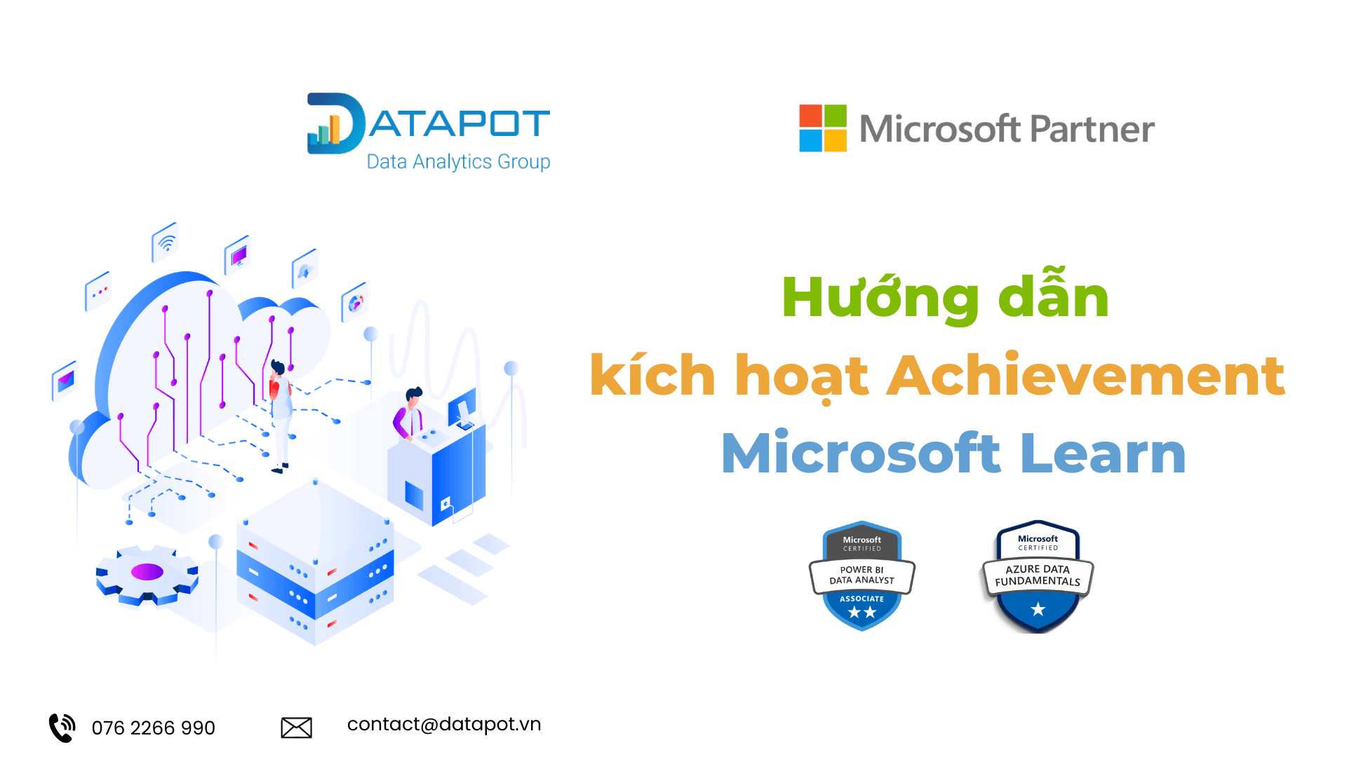 [Datapot] Hướng dẫn kích hoạt Microsoft Achievement trên hệ thống Microsoft Learn