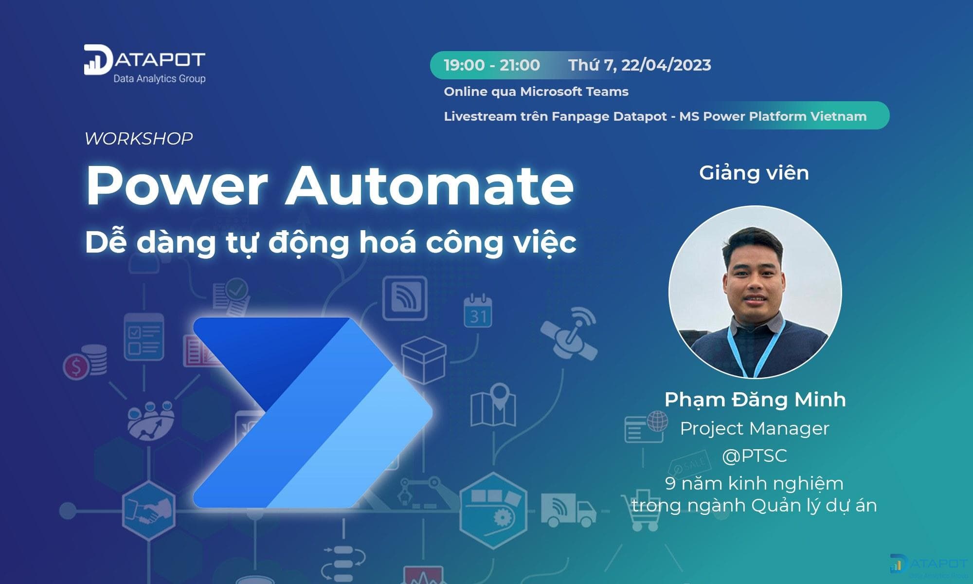 POWER AUTOMATE – DỄ DÀNG TỰ ĐỘNG HOÁ CÔNG VIỆC