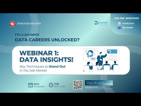 [DATAPOT X FTU] WEBINAR 01: Data Insights: Key Techniques to Stand Out in the Job Market!