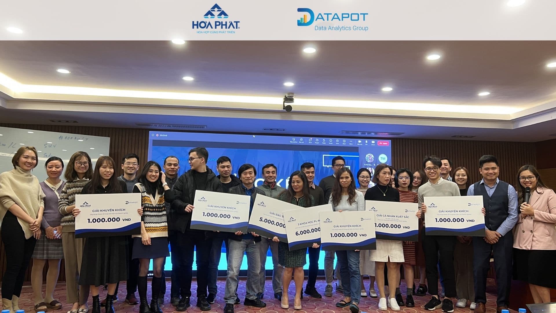 Tổ chức thành công khóa đào tạo Power BI cho 1000 nhân sự của tập đoàn Hòa Phát